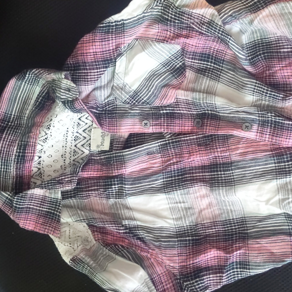 Flannel Brand Mudd Size 7-8 multi color